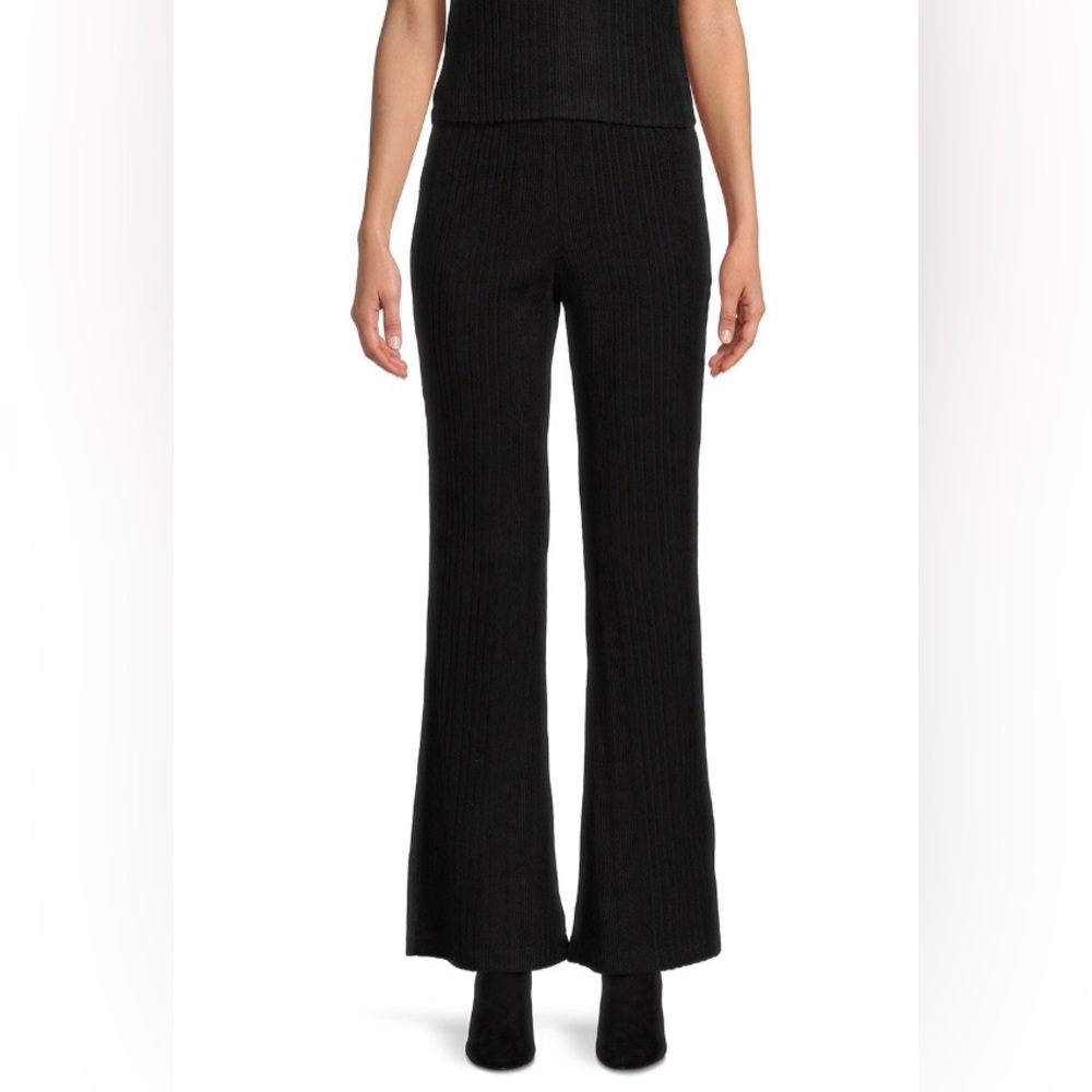 No Boundaries Women's Junior Black Ribbed Pull On Lounge Pants Size Small NWOT